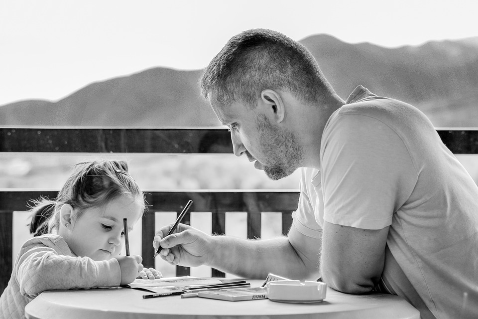 Padre con su hija