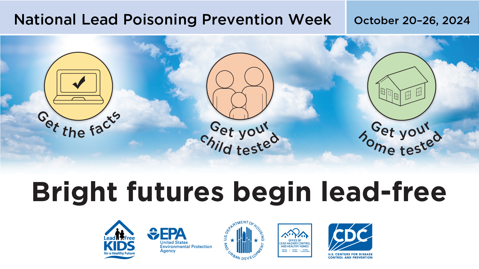 National Lead Poisoning Prevention Week image. 