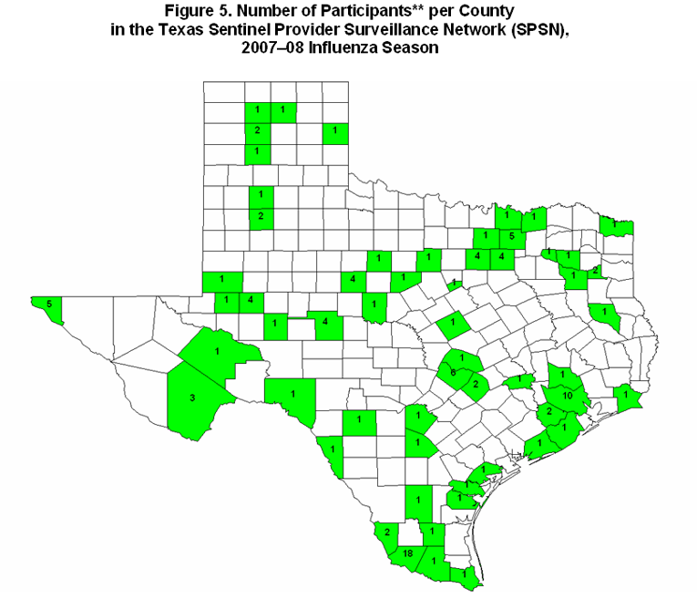 SPSN Participants by County