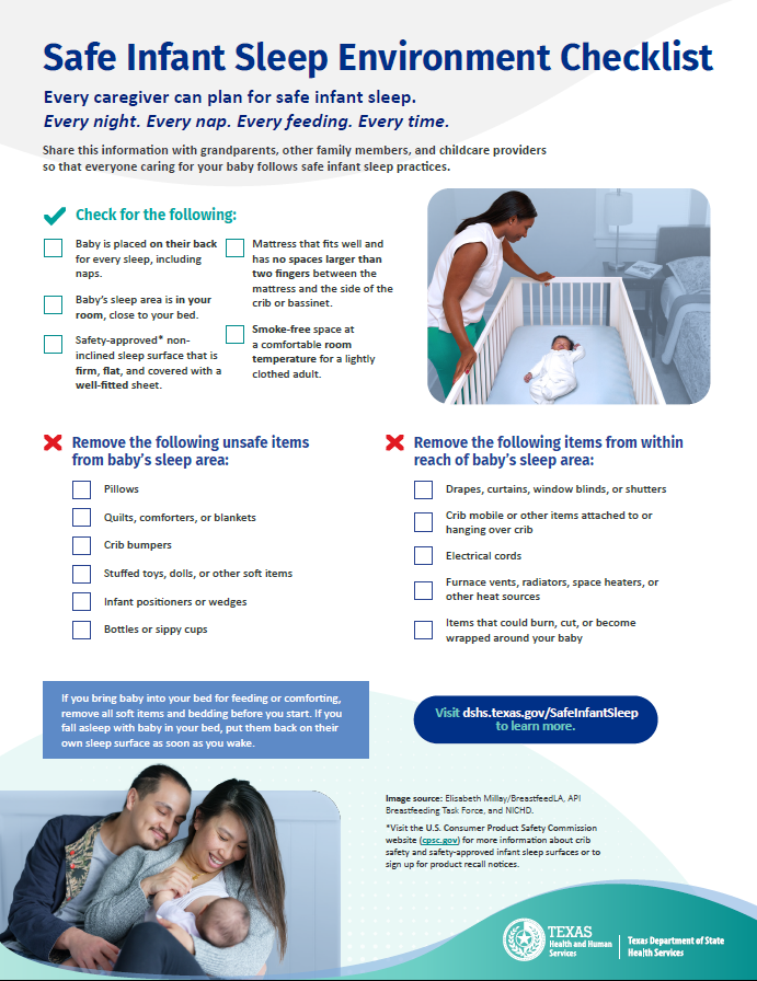 Safe Sleep Checklist