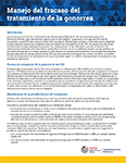 Manejo del fracaso del tratamiento de la gonorrea