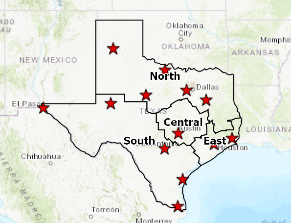 Interactive map graphic