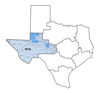 Region 9-10 counties map 