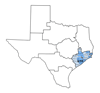 Region 6/5 counties map