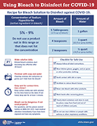 Download: Using bleach to disinfect for COVID-19