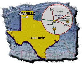 Pantex location map